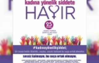 Alanya kadına şiddete hayır demek için buluşuyor