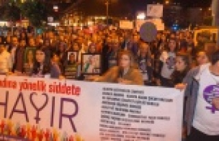 Alanya kadına şiddete karşı birleşip yürüdü