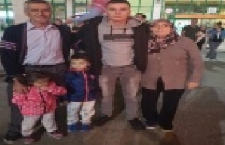 Dayısı ile vedalaşmaya gelen minik İsmail, kaza...