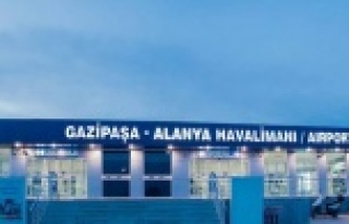 İşte Gazipaşa Alanya Havalimanı'nda kış...