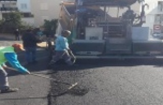 Çıplaklı mahallesine sıcak asfalt çalışması
