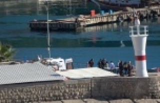 Falezlerden ölüme atladığı anlar görüntülendi