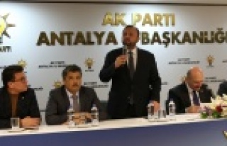 AK Parti Antalya İl Başkanı Taş'tan, Konyaaltı...