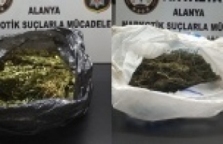 Alanya'da polisin şüphe üzerine durdurduğu...