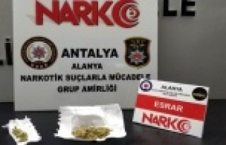 Alanya'da uyuşturucu operasyonu