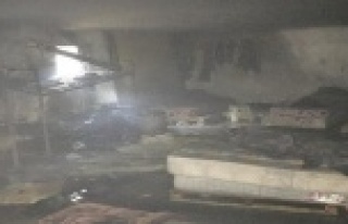 Alanya’da muz deposunda yangın