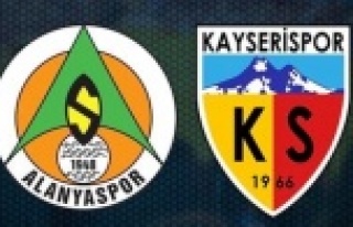 Alanyaspor Kayserispor maçının 11'leri belli...