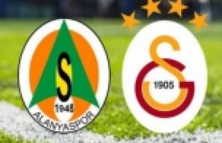 Alanyaspor'un kupadaki Galatasaray maçının...