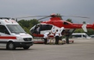 Hava ambulansları hayata bağladı