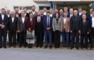 Toklu başkanlar toplantısına katıldı