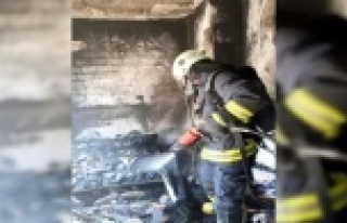 Alanya'da yangın! Ev küle döndü