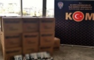 Alanya’da kaçak tütün operasyonu