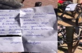 Belediye ekiplerinden kırdıkları kilit için özür...