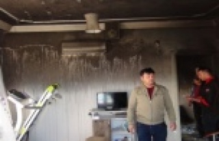 Evde kimsenin olmaması olası faciayı önledi