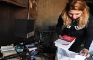 Evi yanan stajyer avukata yardım eli uzandı