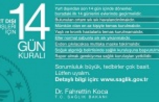 14 gün kuralına uymayanlara!