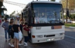 Alanya'da toplu ulaşıma koronavirüs ayarı