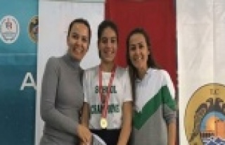 Alanya Nil Spor Kulübü sporcusu Sena'dan çifte...