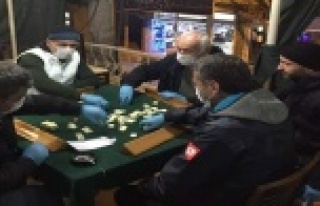 Maskeli eldivenli okey...