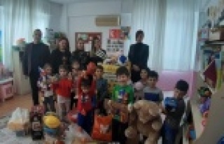 THK ve Rüzgar Gülü  çocukları sevindirdi