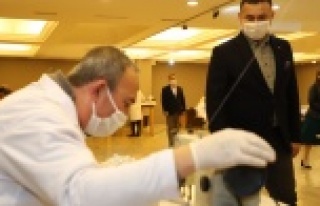 Alanya Belediyesi maske imalatına başladı