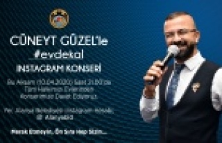 Alanya Belediyesi'nden İnstagram konseri