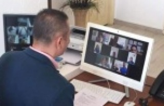 Alanya'da okul müdürleri online toplandı