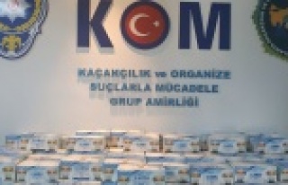 Alanya'da sahte maske operasyonu