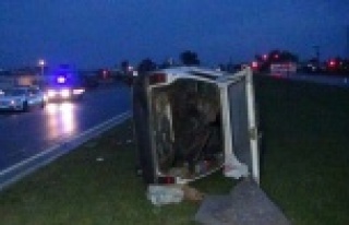 Kaza yapan sürücüye sokağa çıkma yasağını...