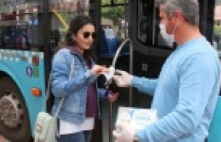 Maske takmayanlar otobüse alınmadı