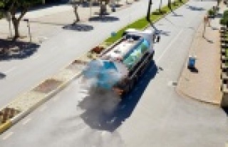 Mikronsis dezenfeksiyon aracı mesaiye başladı