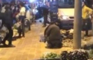Yasak sonrası kaldırıma gece pazarı kurdular