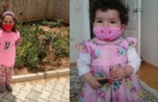 Alanya'da çocuklar için maske üretildi