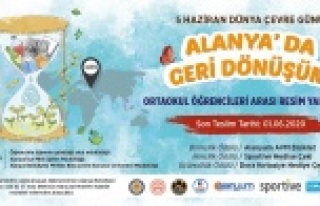 Alanyalı çocuklar geri dönüşüm için yarışacak