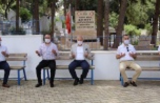 Başkan Şahin, şehitlerimizi unutmadı