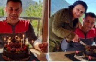 Başkan Yücel'e yaylada doğum günü sürprizi