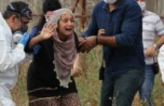 Cesedini elbisesinden teşhis etti, feryatları yürekleri...