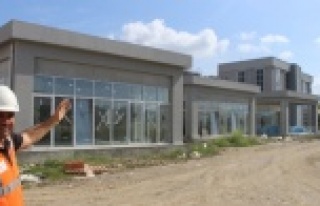 Gazipaşa Kültür Merkezi inşaatı hızla yükseliyor