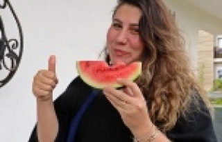 Karpuza aşerip özel izin verilen hamile kadından...