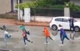 Kısıtlama dinlemediler sokak ortasında dans ettiler