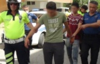 Polisin dur ihtarına uymadı, drift yaptığı aracı...