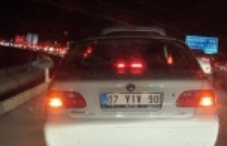 Yasağa trafik kuyruğunda yakalandılar