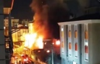 5 milyonluk market yangını