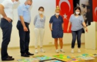 Alanya'da geri dönüşüm resim yarışmasını...