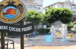 Alanya'da parklar çocuklar ve gençler için...