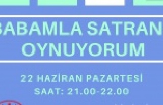 Babamla satranç oynuyorum