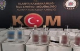 Benzin istasyonuna kaçak içki operasyonu