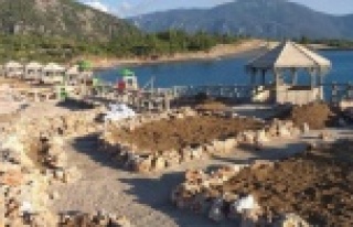 Gündoğmuş'a göl kenarına Selçuklu tarzı...