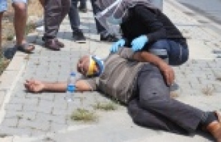 Otomobil motosiklete çarptı: 1 yaralı var