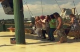 Teknede sosyal mesafesiz eğlence